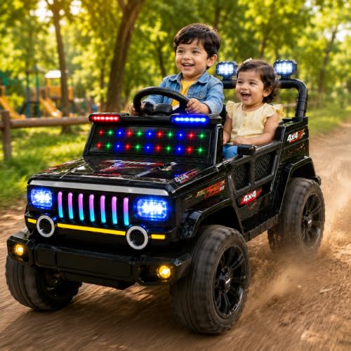 Lifelong Jeepster EV Car for Kids (6 Month Warranty)| Big Electric Car