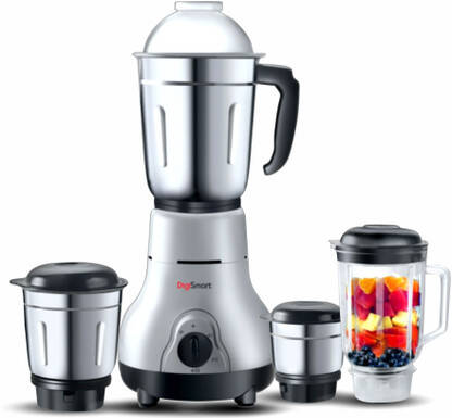 DIGISMART 4 JARS 750 W Mixer Grinder KITCHEN MATE | 4 Jars | BLACK AND