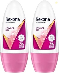 Rexona Powder Dry Underarm Roll-On Deodorant for Women | 72H Odour Pro