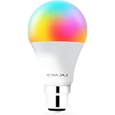 Bajaj 9W Smart LED Bulb |Bluetooth enabled B22D |16 million colors | E