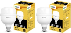 EcoLink 36 W Eye Safety Compliance Standard B22 LED Bulb (White, ...mo