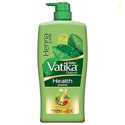 Vatika Health Shampoo - 1 L | With Henna & Amla | For Strong, Problem-