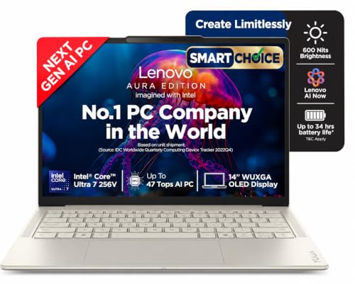 Lenovo Yoga Slim 7 Smartchoice Aura Edition Intel Evo Core Ultra 7 256