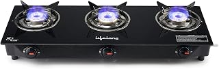 Lifelong LLGS930 Manual Ignition, High Efficiency 3 Burner Gas Stove w