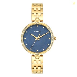 Blue Round Dial Analog Women's Watch - TWEL22601