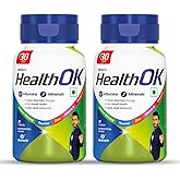 Health OK Multivitamin with Natural Ginseng, Taurine power, Daily Ener