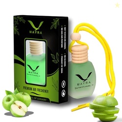 Mayra Premium Car Air Freshener, 10 ML, Natural Essential Oils, Wooden