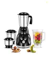 Havok Black_Mixer_4Jar 750 W Juicer Mixer Grinder Hav/Mix/4Jar(Black)