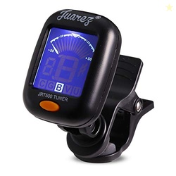 Juarez JRT500 Premium Clip-On Chromatic Tuner for Guitar, Bass, Violin