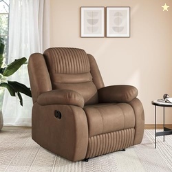 Amazon Brand - Solimo Restora | Single Seater Sofa Recliner | Manual R