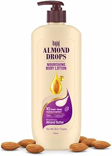 Nourishing Body Lotion With Almond Butter | 72 Hr Moisture Retention |