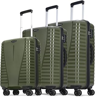 Airpro Set of 3 (Cabin+Medium+Large) Trolley Bags, Ivy Green