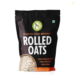 Nature Vit Rolled Oats, 1 Kg-Gluten Free Oats With High Fibre|Protein