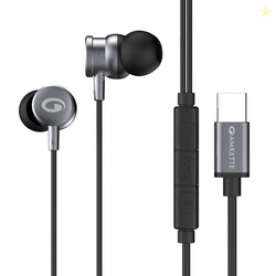 Amkette Trubeats M15 Type C Earphones with Mic, 10mm Drivers, 3 Button