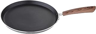 Alpine Forged Aluminium Non-Stick Flat Tawa, 26 cm, Induction Base, Gr