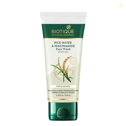 Biotique Rice Water & Niacinamide Gel Face Wash Removes Excess Oils &