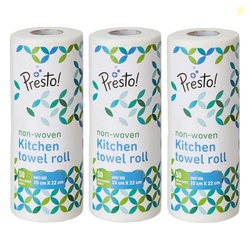 Non-Woven Reusable Kitchen Towel Roll | 50 Pulls | 150 Sheets (Pack of