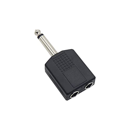Electronic Spices Single 6.35mm male to two 6.35mm female dual splitte