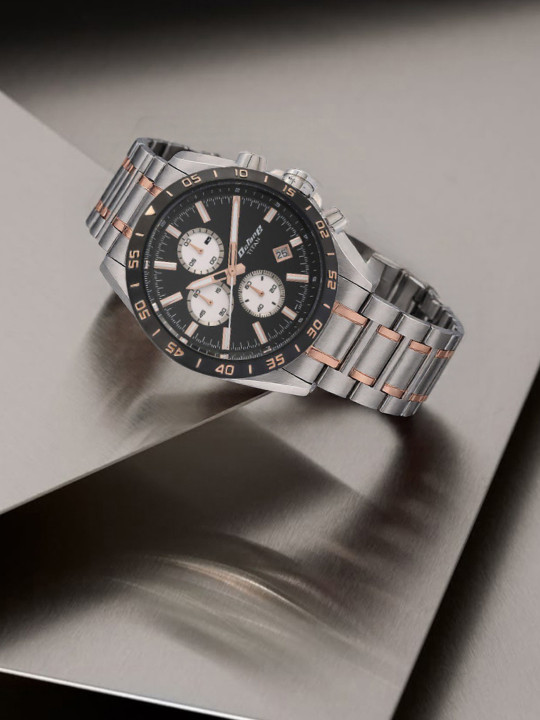 Titan Octane Chronograph Analog With Black Dial Watch For Men - Nt9010