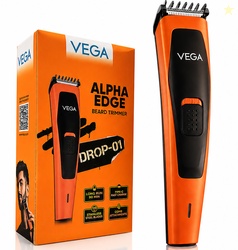 VEGA Alpha Edge Beard Groomer for Men with 4 Comb, USB C-Type Cha...mo