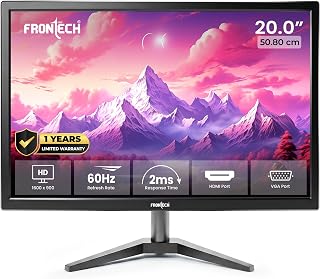 FRONTECH 20-inch (50.8 cm), LED, HD 1600x900, 60Hz, Black, Wall Mounta