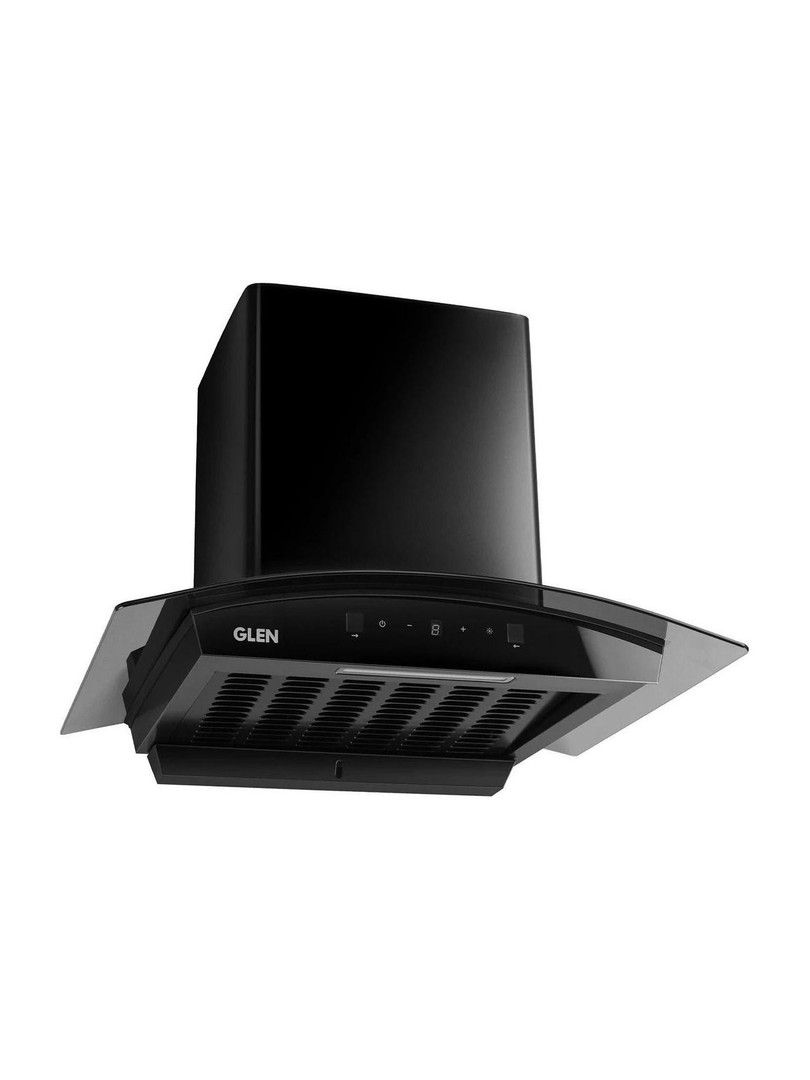 Glen ISPA AC BL 60CM 1200 CMH 60 cm Curved Glass 60 cm|Digital Display