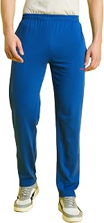bearbrother Men's Regular Fit Solid Trackpants