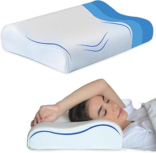 Ultimate Contour Memory Foam Pillow - Ergonomic Neck Support Pillow fo