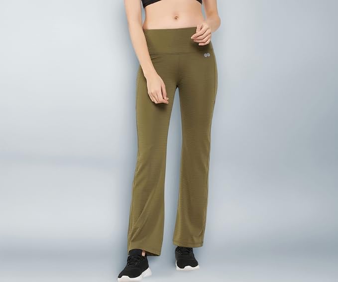 Clovia Women's Regular Fit Mid Rise Pants