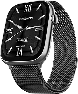 Ninja X Ring Smart Watch 1.96  Always On Display Bluetooth Calling, Vo