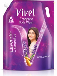 Vivel Lavender & Almond Oil Fragrant Body Wash 1.3 L