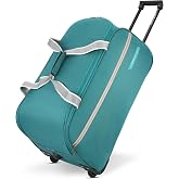 Lavie Sport Polyester Lino Wheel Duffel Bag | 2 Wheel Duffle Bag | Bui