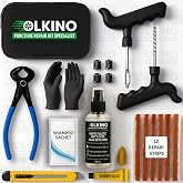 OLKINO 12-in-1 Tubeless Tyre Puncture Repair Kit for Cars & Bikes | He