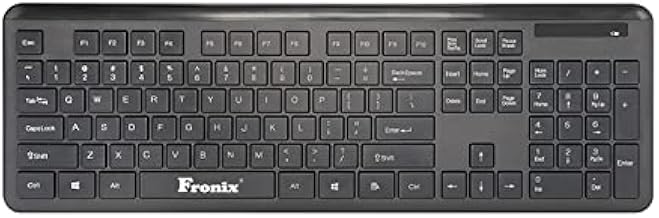 FKW501 Full Size Wireless Computer Keyboard with 1 Led Function | Blac