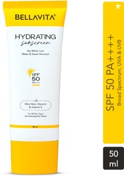 BELLAVITA Sunscreen - SPF 50 PA++++ Water based Hydrating Sunscreen 50