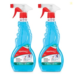 Spotzero By Milton Glass Cleaner Set of 2, 500 ml Each | Remove tough