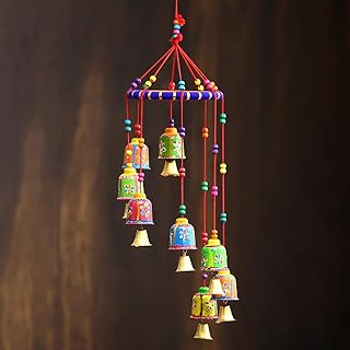 eCraftIndia Multicolour Handcrafted Decorative Window Door Wall Hangin