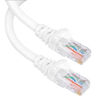 Zebronics Cat 6 Ethernet Cable, 10 Gbps, 5 Meter, UTP, RJ45 LAN Cable,