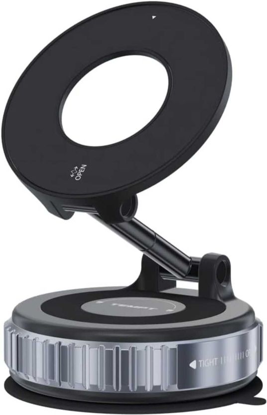 Arbolex K007 Vacuum Suction Magnetic Car Phone Mount, Aluminium A...mo