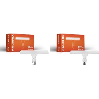 Halonix 10 Watts B22d LED bulb tube Light Cool White, Pack of 2, T-bul