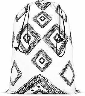ArtzFolio Geometric Art D1 | Reusable Sack Bag | Bag for Gym, Storage,