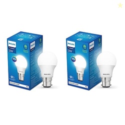 PHILIPS 3-watt LED Bulb | AceSaver LED Bulb | Base: B22 Light Bulb for