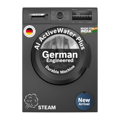 Bosch 9 kg 5 Star Front Load Fully-Automatic Washing Machine, AI Activ