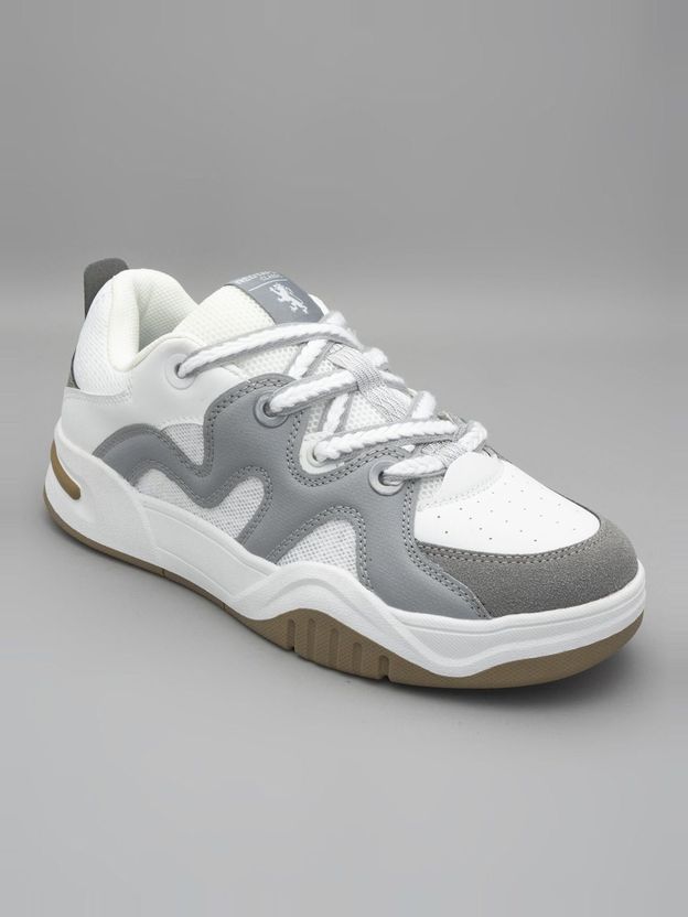 RED TAPE Sneakers For Men (White, Grey , 9)