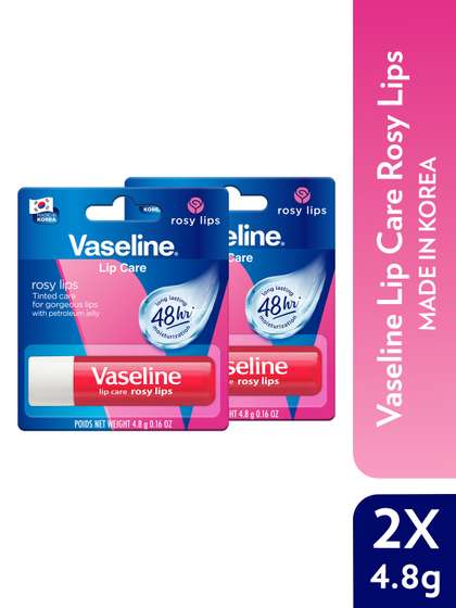 Vaseline Set of 2 Lip Balm Stick - Rosy