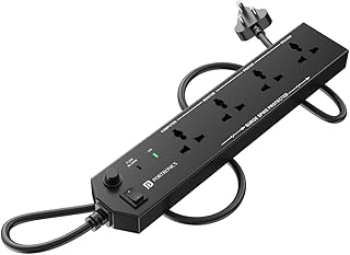 Portronics Power Plate 10 Extension Board with 4 Universal Sockets, 2