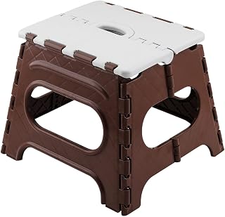 MARKWELL 12 Inches Super Strong Folding Step Stool for Adults and Kids