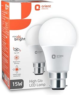 15W High Glow LED bulb| 180-degree wide beam angle| Voltage surge prot