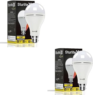 Sturlite Inverter 10W LED Emergency Bulb| Bright Rechargeable Bulb| 3H