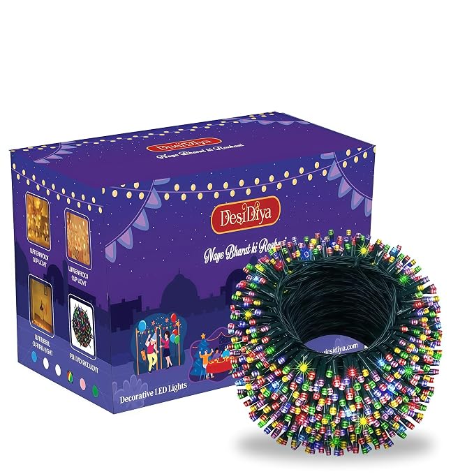 Desidiya LED String Serial Light 32 Meter with 8 Modes Changing Contro
